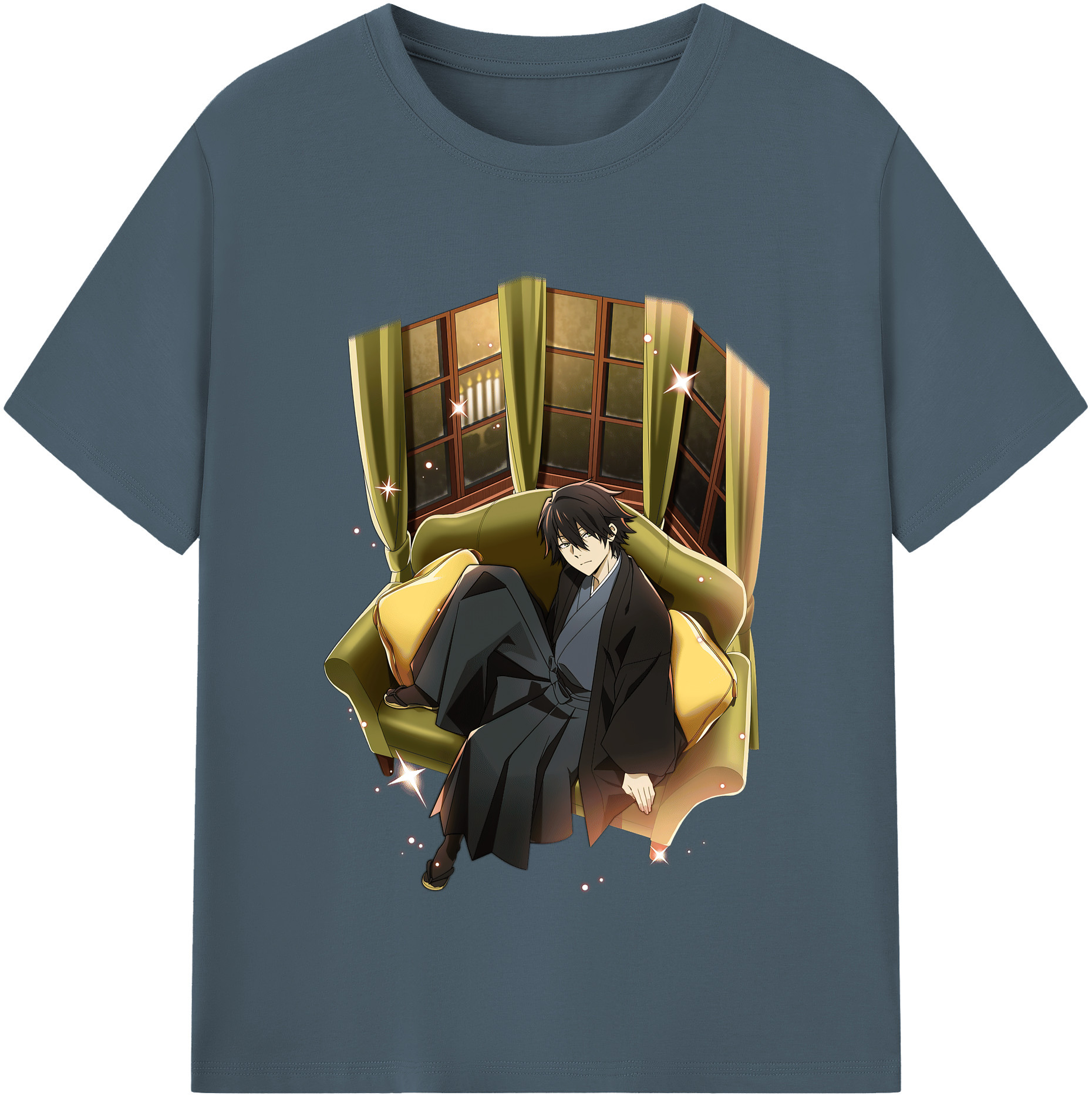 （画像用） 文豪ストレイドッグス Bungo Stray Dogs 綿100％半袖Tシャツ（フロントプリント）